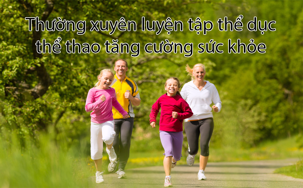 Tăng cường luyện tập thể thao
