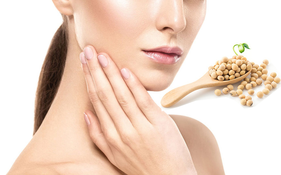Đậu nành hỗ trợ trắng da từ bên trong