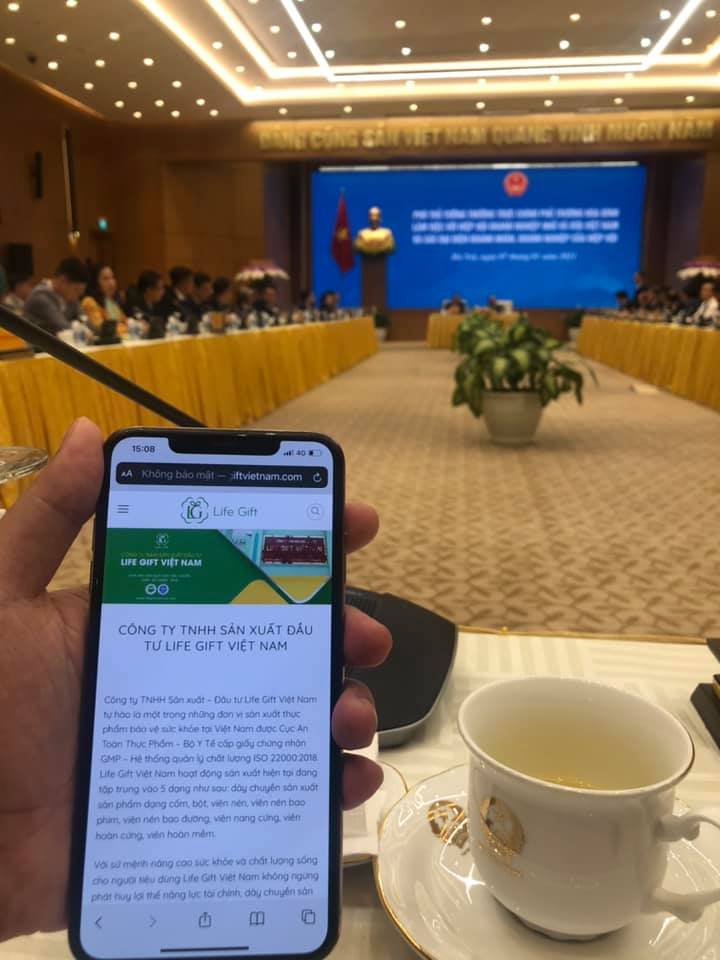 Đại diện Life Gift tham gia