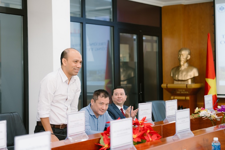 PGS.TS Lê Nguyễn Đoan Duy -Trưởng khoa Công nghệ thực phẩm phát biểu
