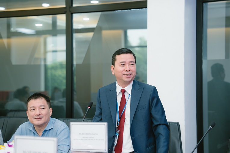 TS Bùi Hồng Đăng - Phó hiệu trưởng Trường đại học Công Thương phát biểu