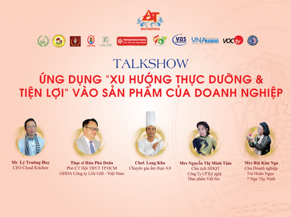 chương trình ứng dụng “xu hướng thực dưỡng & tiện lợi” vào sản phẩm của doanh nghiệp