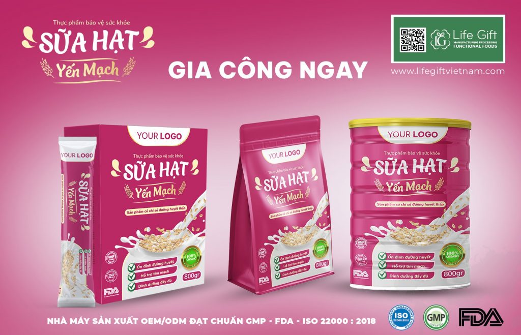 Bao bì gói sữa hạt