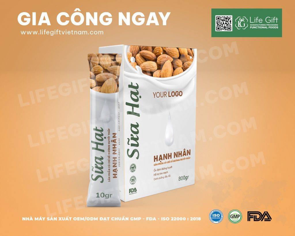 Bao bì gói sữa hạt