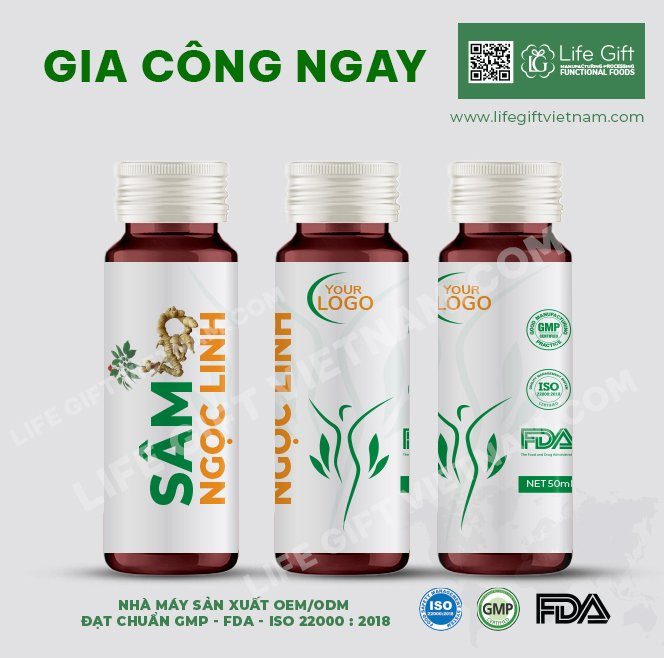 Bao bì Sâm Ngọc Linh 150ml
